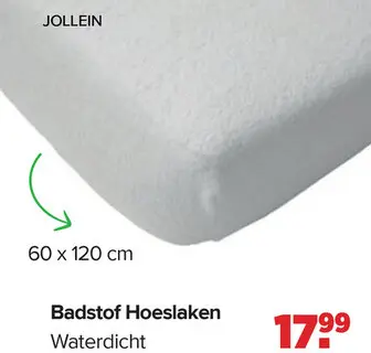 Aanbieding: Badstof Hoeslaken Waterdicht