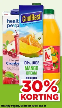 Aanbieding: Healthy People, Coolbest 100% sap of