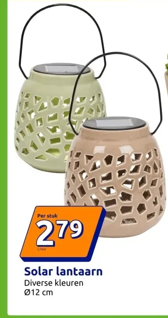 Promotie: Solar lantaarn