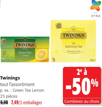 Offre: Thés ou infusions