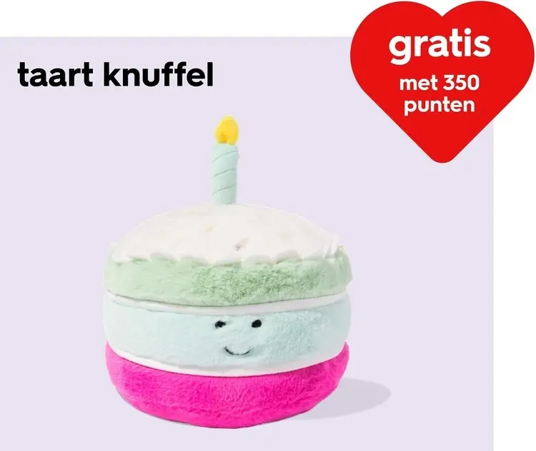 Promotie: taart knuffel