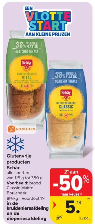 Promotie: Glutenvrije producten Schär