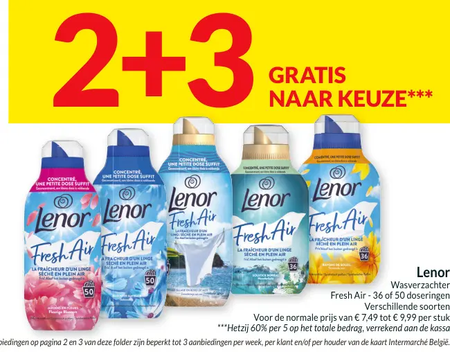 Promotie: Lenor Wasverzachter Fresh Air