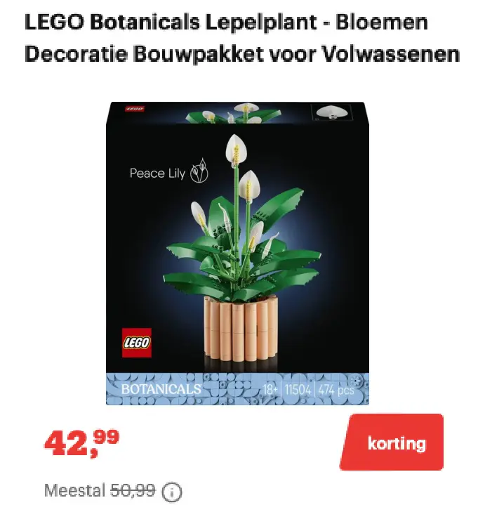 Promotie: Peace Lily