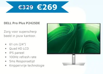 Aanbieding: DELL Pro Plus P2425DE