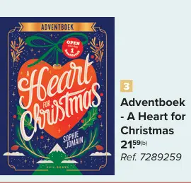 Promotie: Adventboek - A Heart for Christmas
