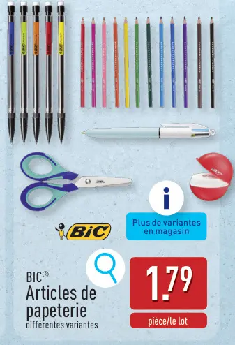 Offre: Articles de papeterie