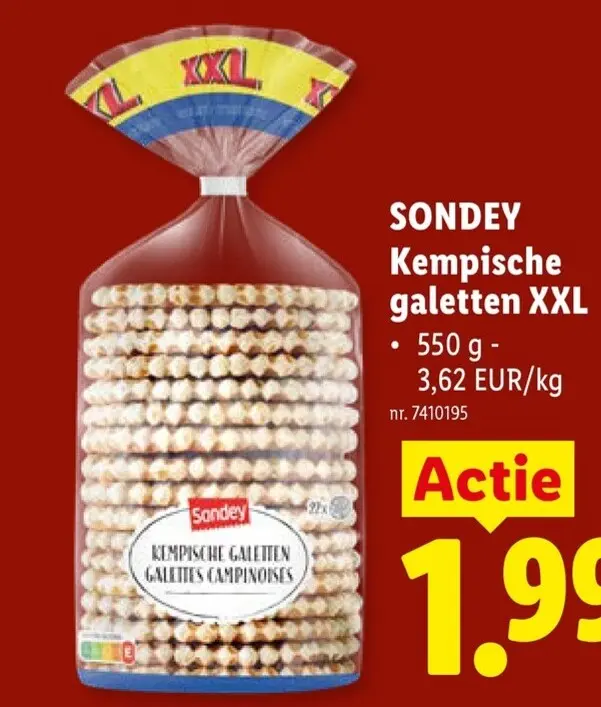 Promotie: Kempische galetten XXL