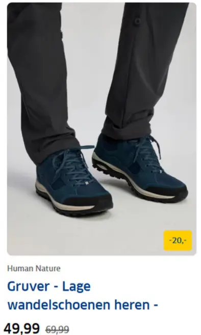 Aanbieding: Gruver - Lage wandelschoenen heren