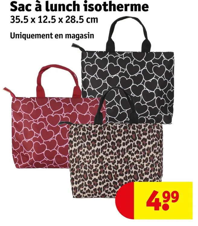 Offre: Sac à lunch isotherme
