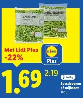 Aanbieding: Sperziebonen of snijbonen