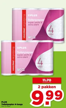 Aanbieding: Toiletpapier 4-laags