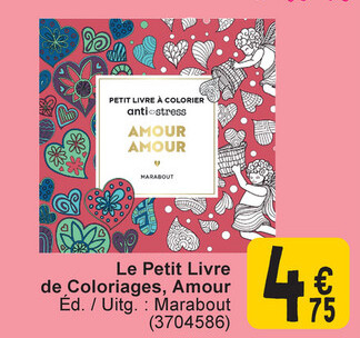 Offre: Le Petit Livre de Coloriages, Amour