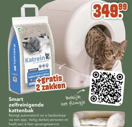 Aanbieding: Smart zelfreinigende kattenbak
