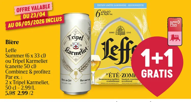 Offre: Bière