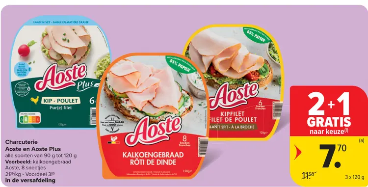 Promotie: Charcuterie Aoste en Aoste Plus