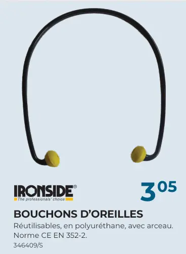 Offre: Bouchons d'oreilles
