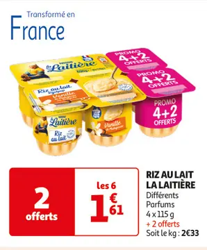 Offre: RIZ AU LAIT LA LAITIÈRE