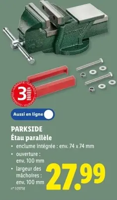 Offre: Étau parallèle