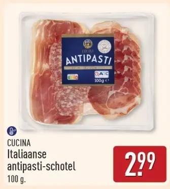 Aanbieding: Italiaanse antipasti-schotel