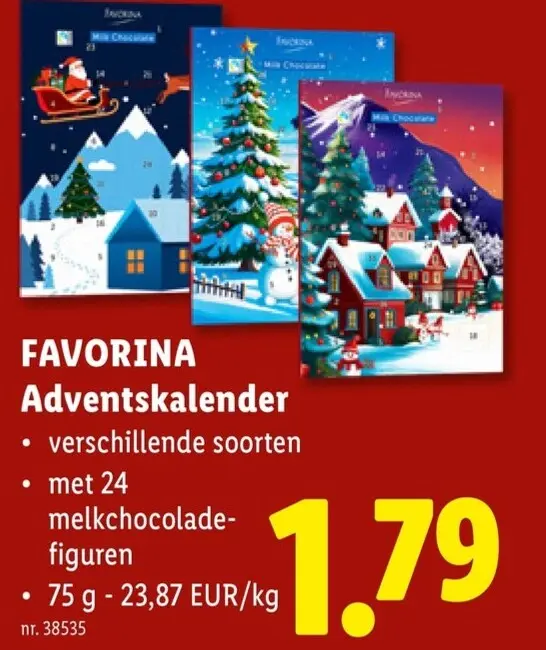 Promotie: Favorina Adventskalender