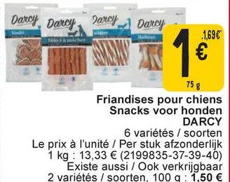 Offre: Friandises pour chiens Snacks voor honden