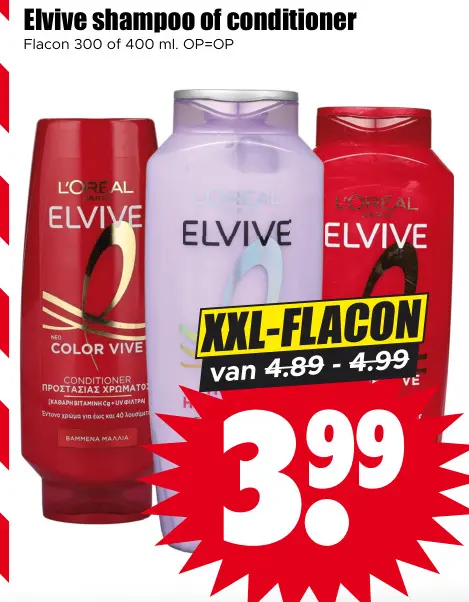 Aanbieding: Elvive shampoo of conditioner