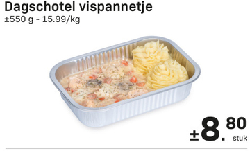 Aanbieding: Dagschotel vispannetje