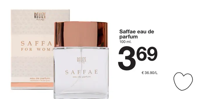 Promotie: Saffae eau de parfum