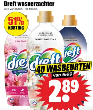 Aanbieding: Drett wasverzachter