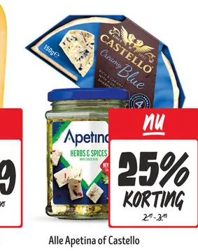 Aanbieding: Apetina of Castello