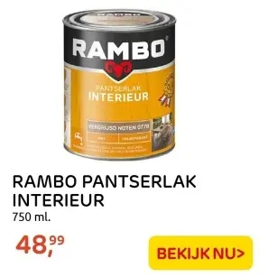 Aanbieding: RAMBO PANTSERLAK INTERIEUR
