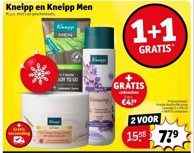 Aanbieding: Kneipp en Kneipp Men