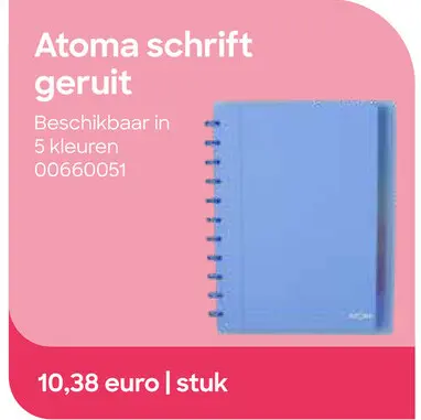 Promotie: Schrift geruit