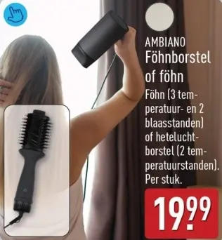 Aanbieding: Föhnborstel of föhn