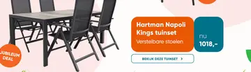 Aanbieding: Hartman Napoli Kings tuinset