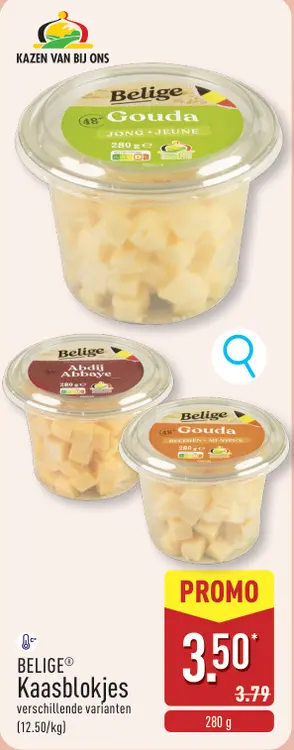 Promotie: BELIGE® Kaasblokjes