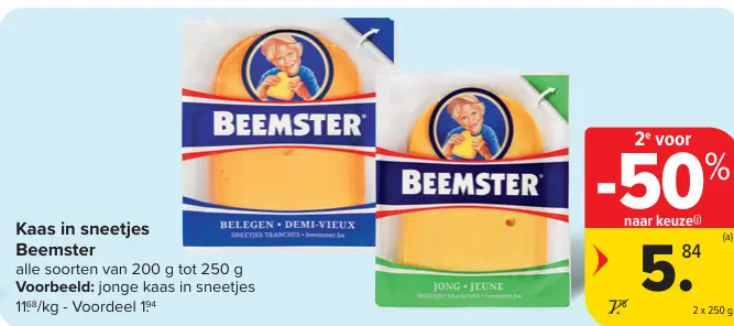 Promotie: Kaas in sneetjes