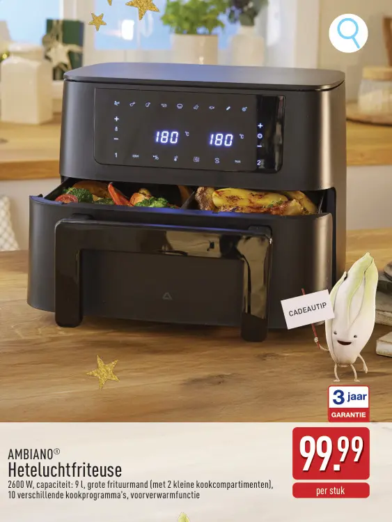 Promotie: Heteluchtfriteuse