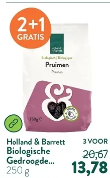 Aanbieding: Biologische Gedroogde Pruimen