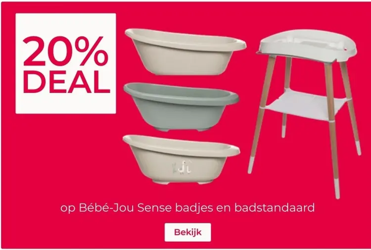 Aanbieding: Sense badjes en badstandaard