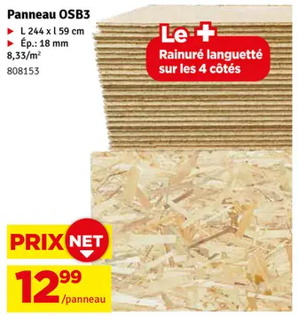 Offre: Panneau OSB3