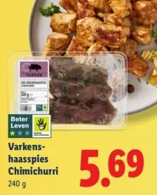 Aanbieding: Varkenshaasspies Chimichurri