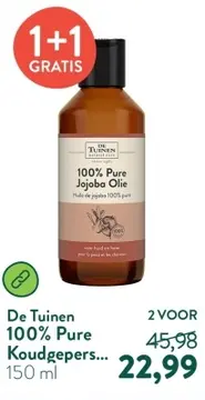 Aanbieding: De Tuinen 100% Pure Koudgepers
