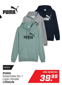 Aanbieding: Essentials No. 1 Logo Hoodie Heren