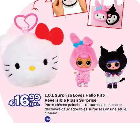 Offre: L.O.L Surprise Loves Hello Kitty Reversible P