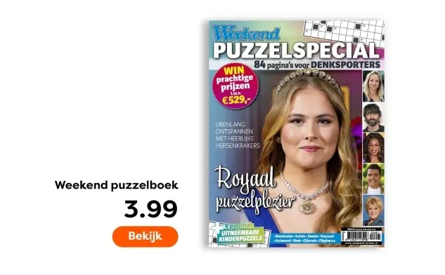 Aanbieding: Weekend puzzelboek