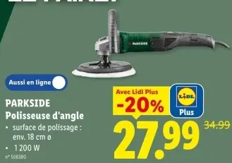 Offre: Polisseuse d'angle