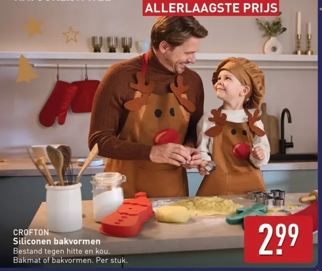 Aanbieding: Siliconen bakvormen