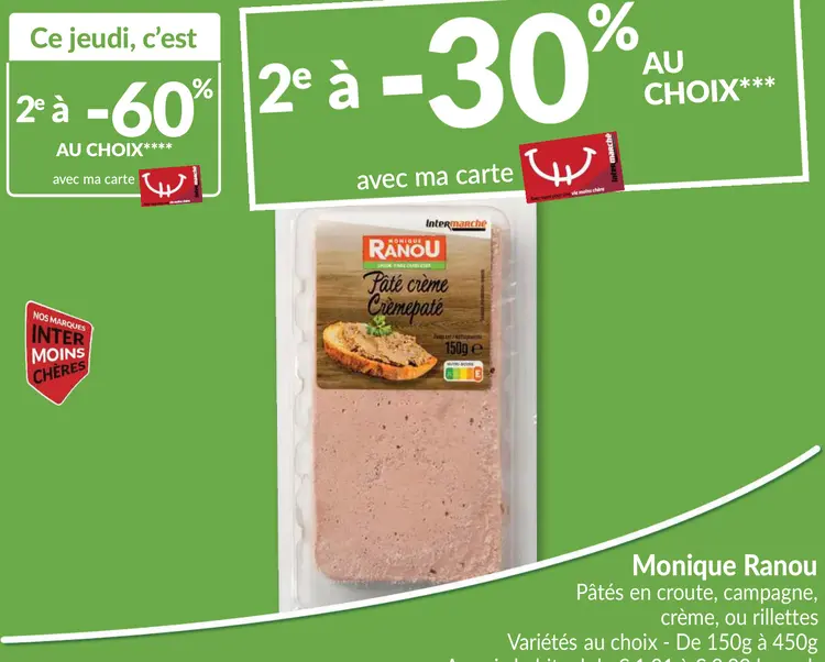 Offre: Pâté crème Crèmepaté